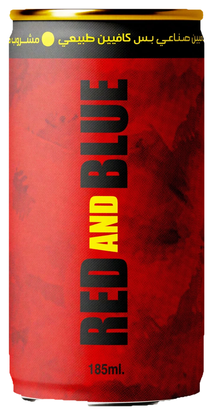 RED AND BLUE Energy Drink, 185ml pack