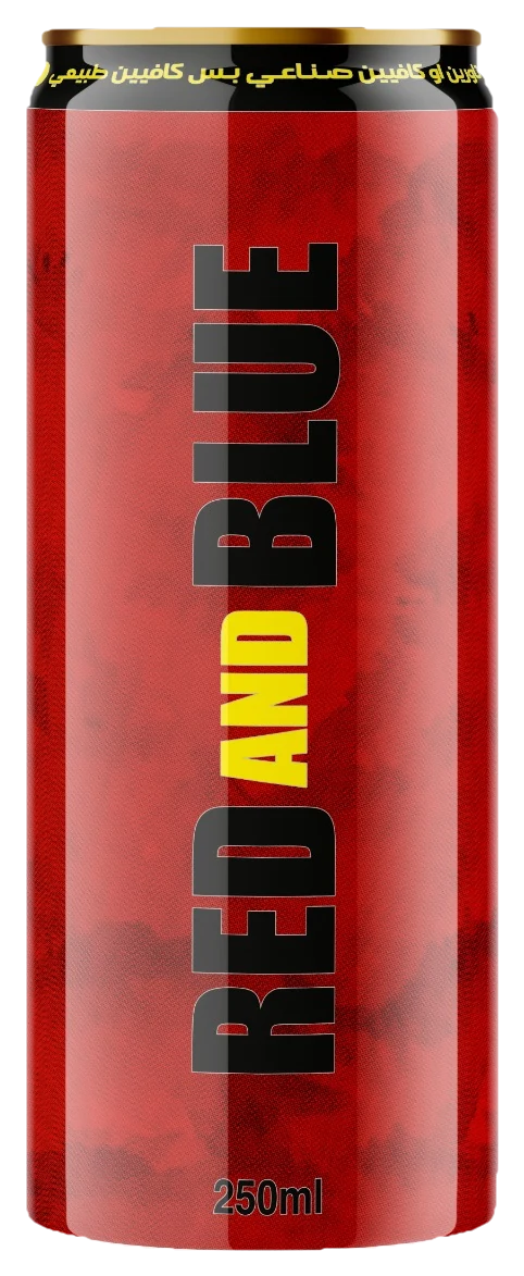 RED AND BLUE Energy Drink, 250ml pack
